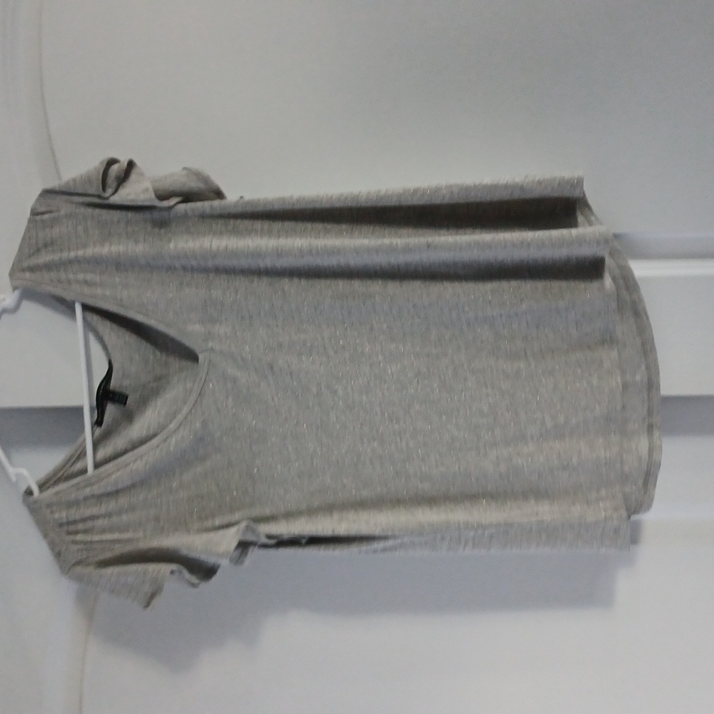 Gray/gold sparkle t-shirt